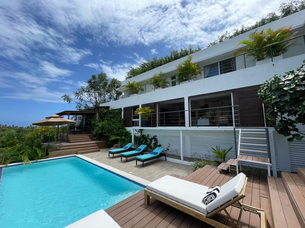 Luxurious Ocean-View Villa in Gated Community en El Portillo, Las Terrenas — En venta