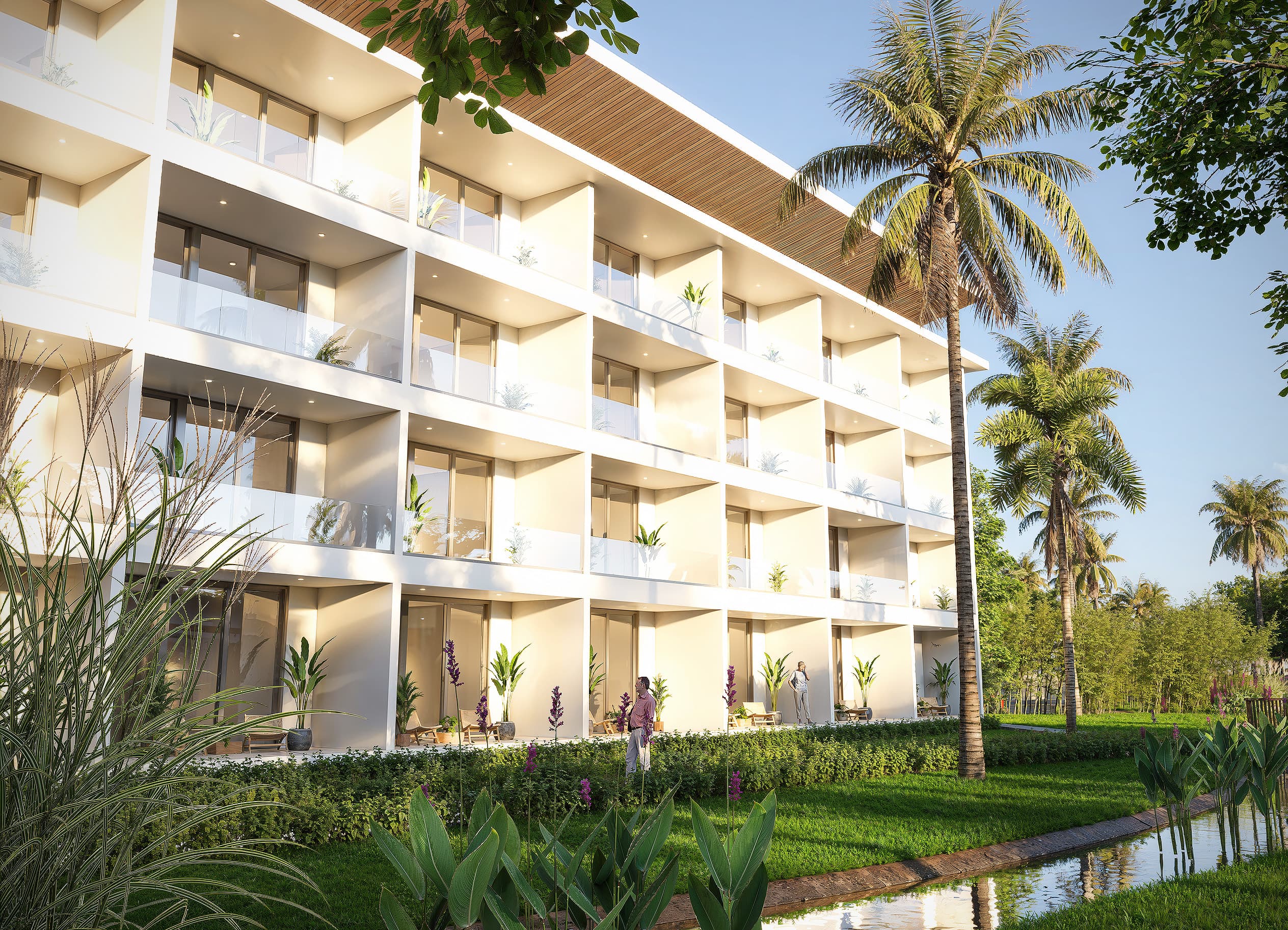 Modern 1BR Beachfront Condos in El Portillo en El Portillo, Las Terrenas — En venta