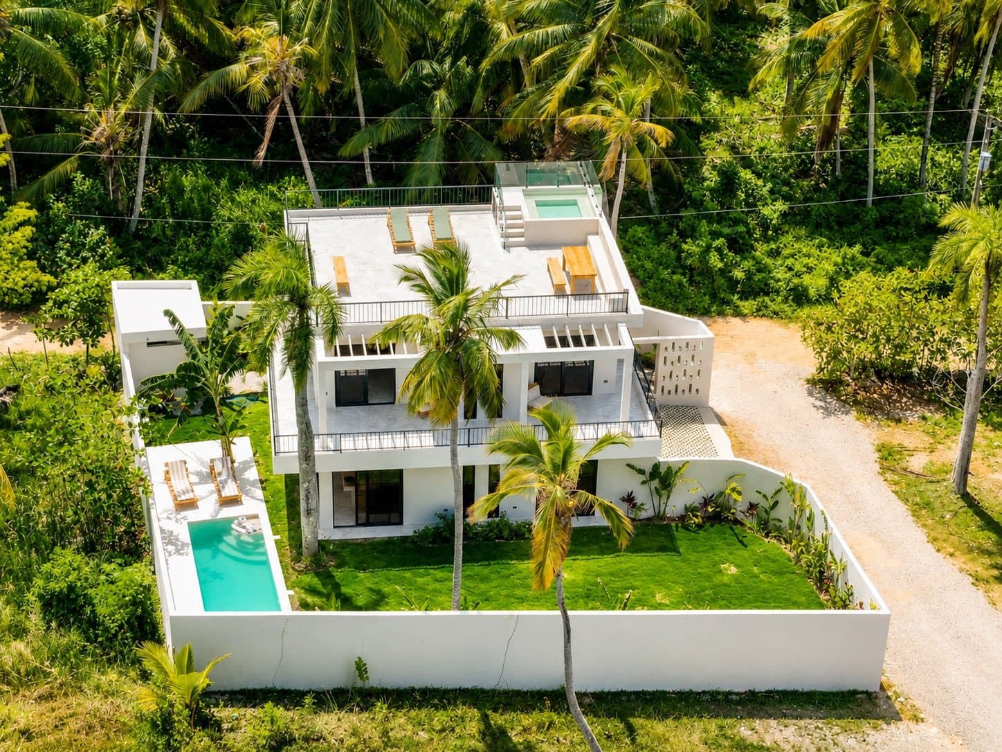 Boho boutique villa steps from Coson beach en Cosón, Las Terrenas — En venta