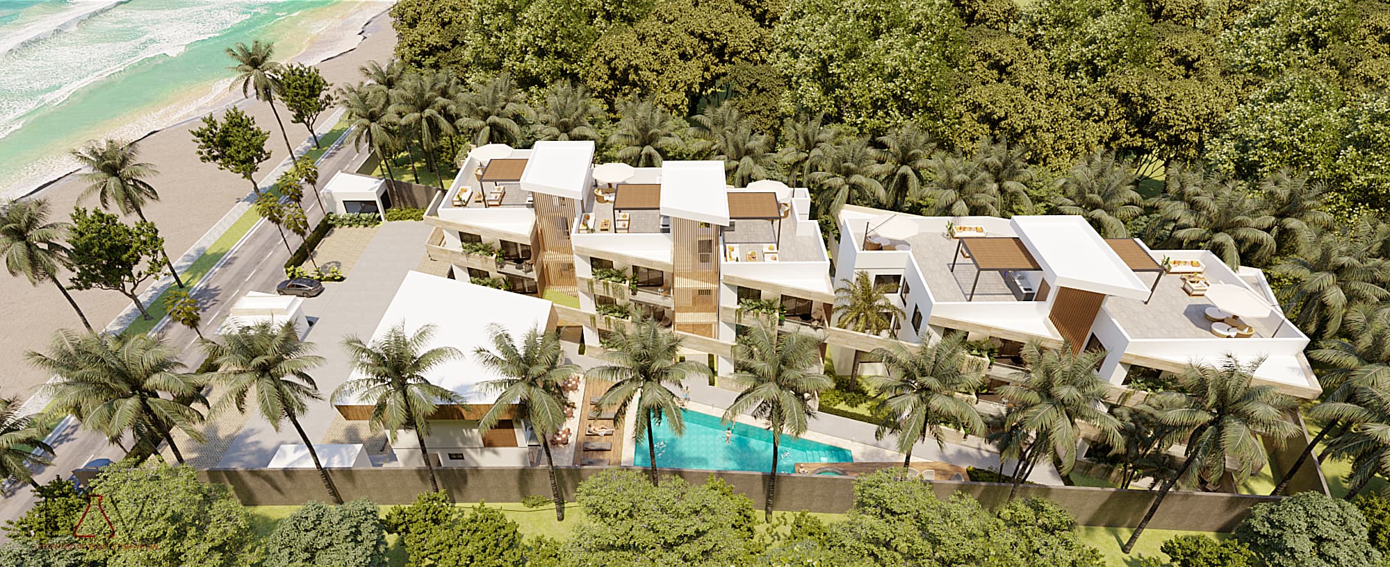New beachfront project in Punta Popy en Punta Popy, Las Terrenas — En venta