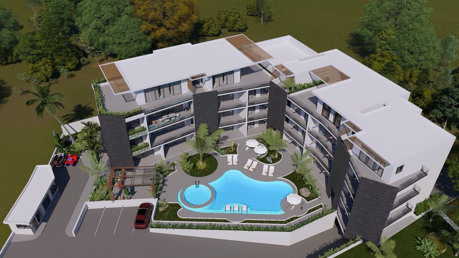 Pre-sale opportunity modern condos near the beach en Abra Grande, Las Terrenas — En venta
