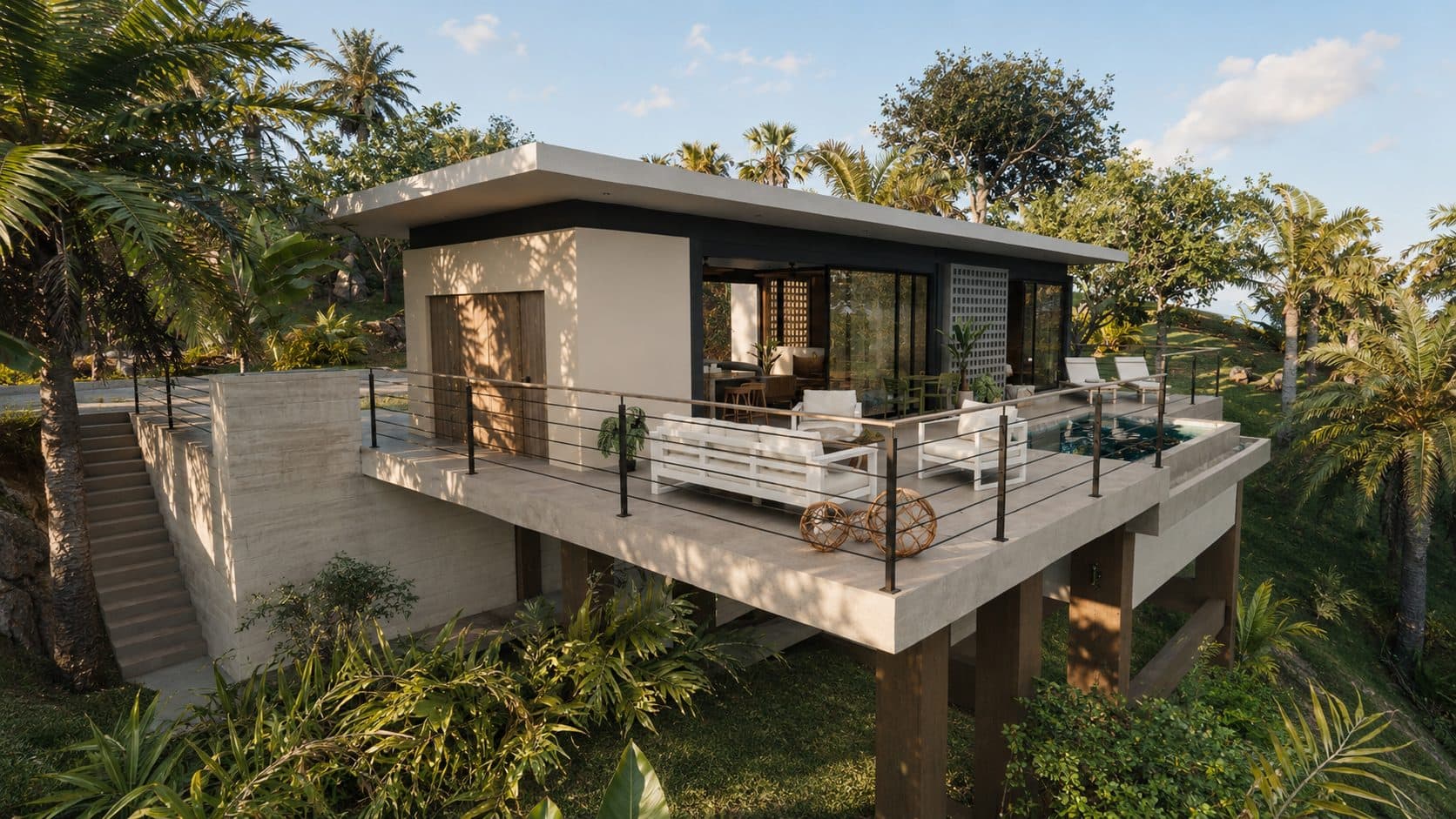 Villa Cedro en El Jamito, Las Terrenas — En venta