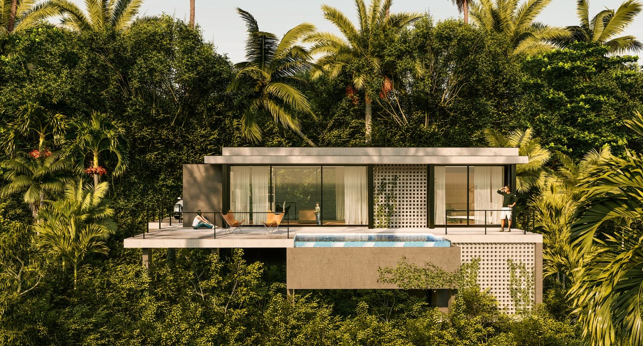 Villa Cedro en El Jamito, Las Terrenas — En venta